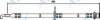 APEC braking HOS3746 Brake Hose